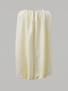 Kids Tween Girl Bow Decor Casual Everyday Summer Dress - Yellow - View 2