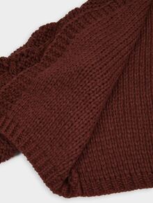 Sweetra CURVE Plus Size Women's Solid Color Casual Daily Cardigan - Brown - View 7