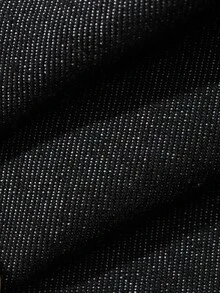 DAZY Infant/Toddler (Boy) Loose Casual Washed Wide Leg Korean Style Denim Pants - Black - View 7