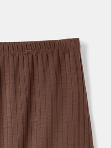 SHEIN LUNE 女款素色休閒百搭日常穿著內搭短褲 - 彩色 - 查看 5