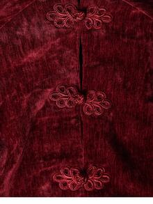 EastFlair Plus Size Women's Casual Versatile Commute & Travel Blazer Jacket - Burgundy - View 9