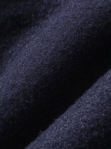 DAZY Women's Hooded Short Zip-Up Warm Sweatshirt - Navy Blue - View 7