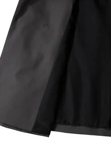 Manfinity Mode طقم بدلة رجالي كاجوال بصفين من الأزرار مع جاكيت وبنطلون - رمادي - مشاهدة 4