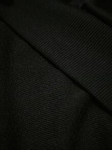 PAVTROS 男士蕾絲翼背連帽衛衣，高街小眾設計，翼形刺繡拼接透視蕾絲，適合日常穿著與疊穿，中性情侶款，最佳節日禮物 - 黑色 - 查看 7