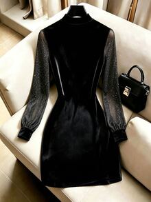 GlowEve Fall Clothes FOR WomenWomen Short Dresses - Black - View 2