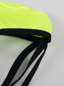 DrisQ DrisQ 1pc Fashion Yellow Hollow Mesh Mid-Waist Sexy Men's Underwear - Yellow - View 4