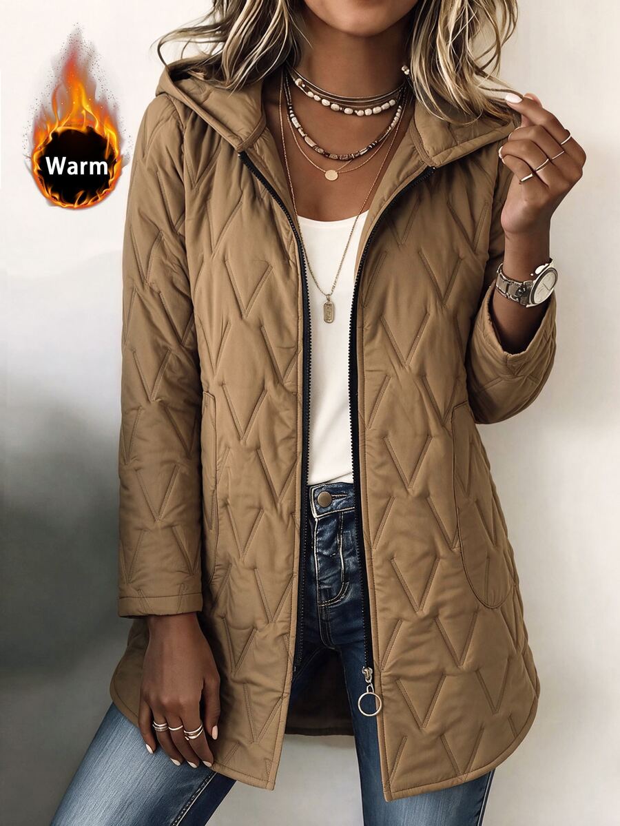 LUMIGAL Fall Clothes FOR WomenWomen Winter Coats - Khaki - View 1