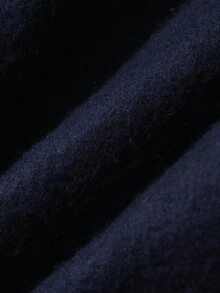 Livesso 女款純色拉鍊連帽休閒百搭日常衛衣 - 藏蓝色 - 查看 9