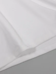SHEIN Provexi Bộ 2 món nam màu trắng ấm thời trang - trắng - Xem 3
