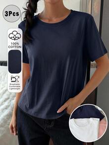 DAZY 3PCS Women Lounge Tops - Multicolor - View 5