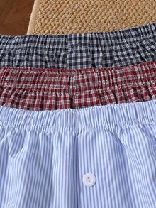 EverLounge Men's Printed Casual Allover Pants 3-Color Combination - Multicolor - View 4