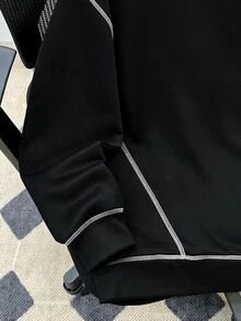 SHEIN 青少年男孩休閒寬鬆舒適百搭純色連帽衫，秋冬女款衣物 - 彩色 - 查看 8