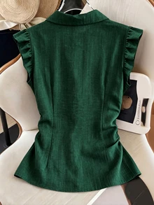 GlowEve Fall Clothes FOR WomenWomen Blouses & Shirts - Dark Green - View 2