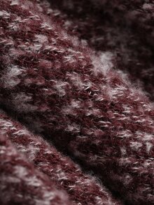 DAZY Women's Tie-Dye Long Sleeve Robe, Round Neck Tank Top And Pants Casual Pajama Set - Burgundy - View 9