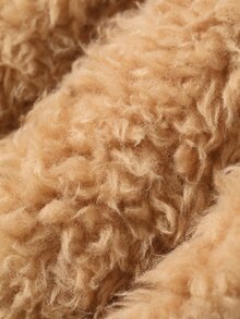 DAZY Jaket Lengan Panjang Lucu untuk Bayi Perempuan, Musim Gugur/Musim Dingin - Coffee Brown - View 3