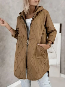 LUMIGAL Fall Clothes FOR WomenWomen Winter Coats - Khaki - View 4