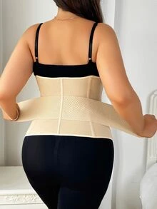 SHEIN 1pc Reinforced Waist Cincher Suitable For Daily Wear - Apricot - View 2