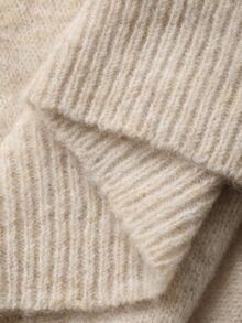 Dazy Plus Women's Elegant Contrast Color Bow Cardigan Sweater, Versatile Autumn Top - Apricot - View 7