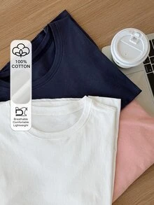 DAZY 3PCS Women Lounge Tops - Multicolor - View 3