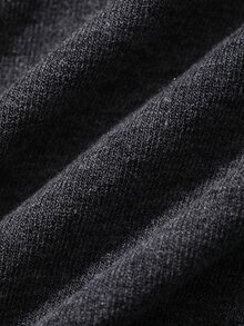 Dazy Plus Korean Style Fitted Sexy Bowknot Tie-Up Long Sleeve T-Shirt - Dark Grey - View 6