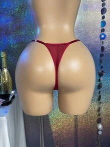 MidnightGlam 3pcs/Set Women's Adjustable Waist Belt Sexy Mesh Thong - Multicolor - View 5