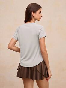 Activina Women Sports Tees & Tanks - Grey - View 2