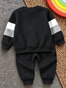 小男孩連帽衫與運動衫套裝 - 彩色 - 查看 5