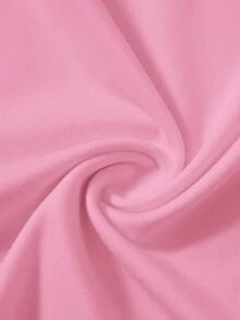 HELLO KITTY AND FRIENDS | SHEIN Young Girl Cute Multi-Character Group Print Pink Dress Full Pattern - White - View 5