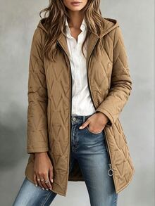 LUMIGAL Fall Clothes FOR WomenWomen Winter Coats - Khaki - View 1