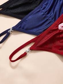 Charlaine Women's Sexy Sweet Bow Rhinestone Thong - Multicolor - View 5