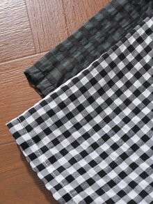 EverLounge Minimalist Pure Cotton Plaid Comfortable Set (2-Piece Set) Men's Alro Pants - Multicolor - View 4