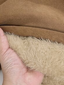Rusticease Women's Solid Color Casual Versatile Daily Travel Long Sleeve Trench Coat Jacket - Khaki - View 6