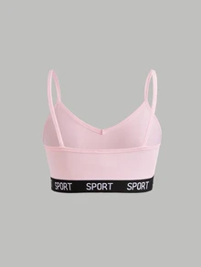 SHEIN Girlism Dozemod 青少年女孩簡約字母彈性肩帶露背內褲 3件組 - 彩色 - 查看 4