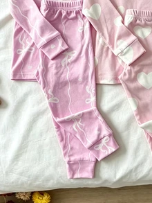 SHEIN 4PCS Baby Girls Pajamas - Multicolor - View 7