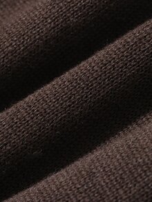 Livesso Women's Contrast Color Long Sleeve Sweater And Long Skirt 2 Pieces Set - Coffee Brown - View 8