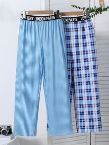 SHEIN 2件組青少年男孩睡衣 - 彩色 - 查看 1