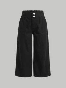 SHEIN 3件裝少女牛仔褲 - 彩色 - 查看 10