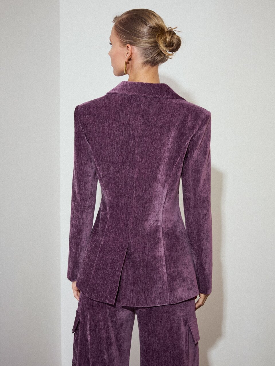 MOTF WOMEN'S SOLID COLOR CASUAL VERSATILE COMMUTE TRAVEL LONG SLEEVE BLAZER JACKET