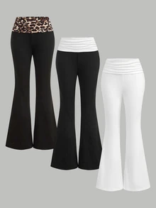 Girlism 3PCS Teen Girls Pants - Multicolor - View 4