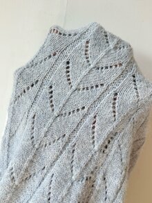 FavEase Women's Solid Color Boat Neck Hollow Out Batwing Long Sleeve Loose Sweater - Grey - View 7