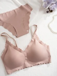 Snug Zone 10件組休閒舒適波浪邊無縫內褲套裝 - 彩色 - 查看 5