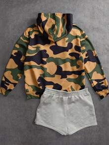 TOM & JERRY X SHEIN SHEIN EZwear 大尺碼女款字母卡通圖案休閒日常衛衣 秋季 - 彩色 - 查看 2