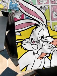 LOONEY TUNES X SHEIN Daypath 男士全印花休閒日常穿著短袖T恤 - 彩色 - 查看 3