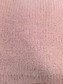Glamine Charm Sweater Lengan Panjang Kasual Wanita Model V-Neck Warna Polos untuk Sehari-hari - Berwarna merah muda - View 6