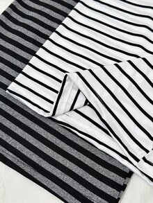 Napfluff 2PCS Women Sleep Bottoms - Black and White - View 3