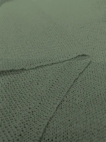 Linhara CURVE 大尺碼女款素色針織披肩式開襟衫 V 領金屬鈕扣，適合日常休閒、傳統辦公、半正式場合與度假，秋季米色 - 綠色 - 查看 3