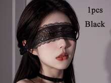 SpicyHot Lace Eye Mask Erotic Blindfold Goddess Forbidden Style Sexy Light-Blocking Eye Cover Ribbon For Couples Seduction Thin - Multicolor - View 7
