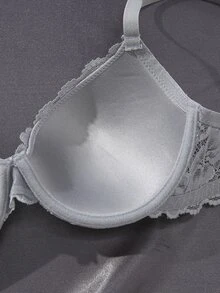 EmpressEnvy 3件組女款鋼圈蕾絲內衣，性感舒適、提拉支撐 - 彩色 - 查看 4