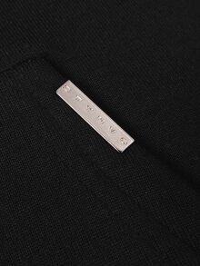STYNVO 男士秋冬長袖口袋設計連帽衛衣 - 黑色 - 查看 7