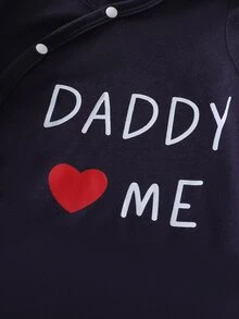 SHEIN 2件裝新生兒純色條紋連身衣 - 彩色 - 查看 5